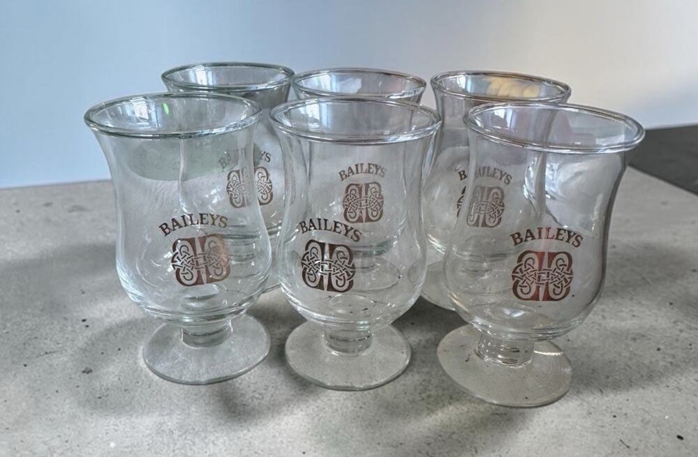 Baileys Irish Cream Tulip Shot Glasses Set Of Six